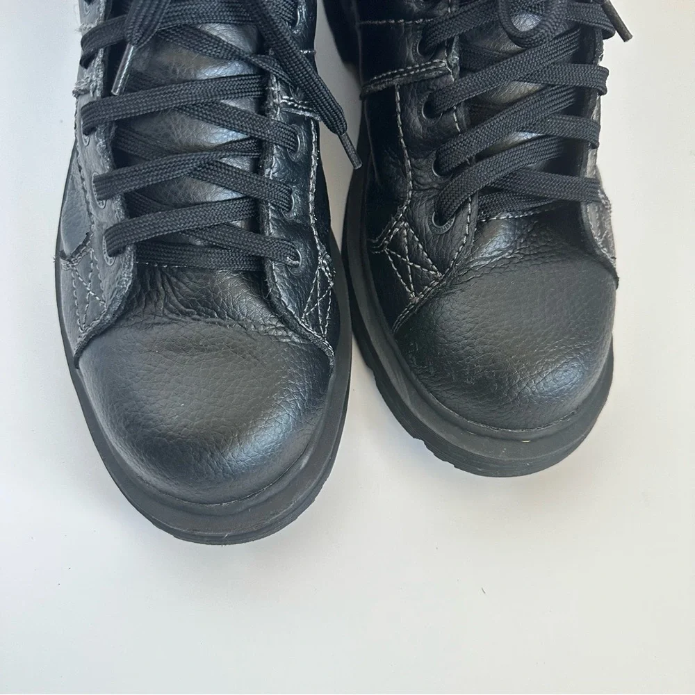 Dr martens harrisland men’s black leather lace up ankle boots
